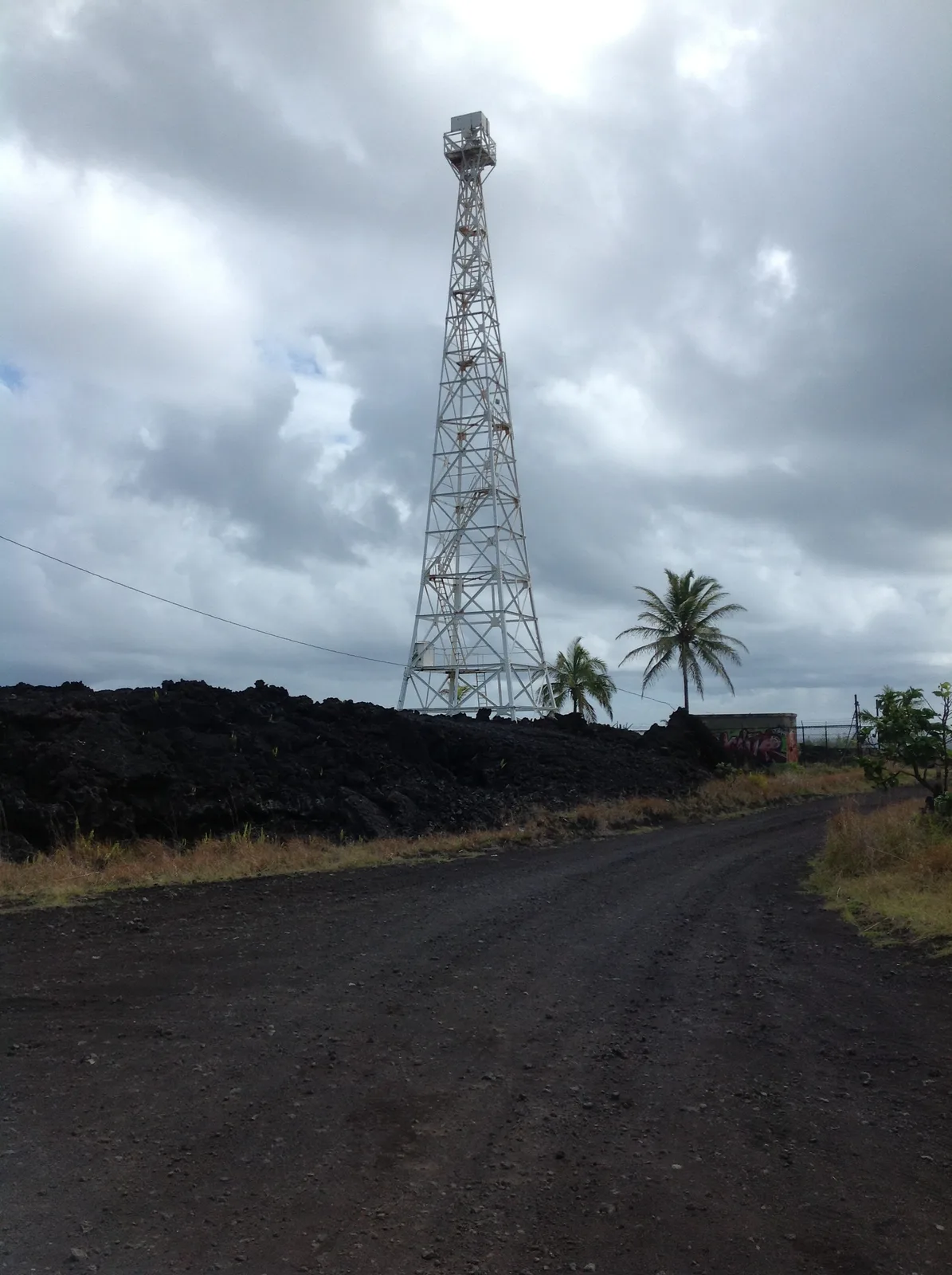 Community communications tower on the Red Road